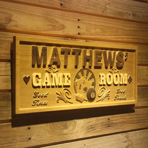 Miniatura 26 de ADVPRO wpa0031 - Letrero de madera personalizado con nombre de Lake House para decoración del hogar, boda, tamaño mediano, 18.25 x 7.25 pulgadas