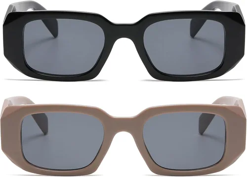 Miniatura 3 de Verfimaci Gafas de sol rectangulares de moda para mujeres y hombres gafas de sol cuadradas