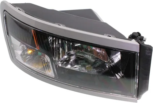 Miniatura 6 de Para Dodge Dakota 2008 2009 2010 2011 lado del conductor de faros delanteros Lente transparente Bisel negro Reemplazo para CH2518127