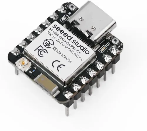 Miniatura 20 de Seeed Studio XIAO ESP32 S3 Sense - Wi-Fi de 2.4 GHz, BLE 5.0, sensor de cámara OV2640, micrófono digital, PSRAM de 8 MB, flash de 8 MB, carga
