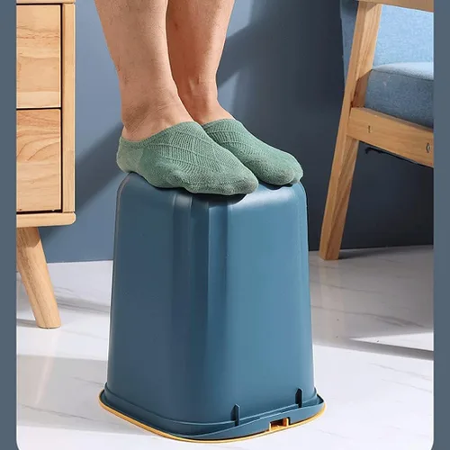 Miniatura 3 de Botes de basura de plástico, cestas de basura de plástico, cesta de almacenamiento de papel para residuos, cubos de baño, cestas de basura