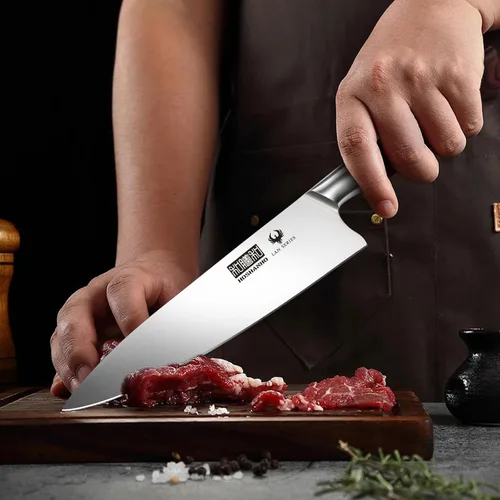 Miniatura 5 de HOSHANHO Juego de cuchillos de cocina de 3 piezas, cuchillos de chef ultra afilados, Santoku/Pelar, cuchillos profesionales de acero de alto carbono