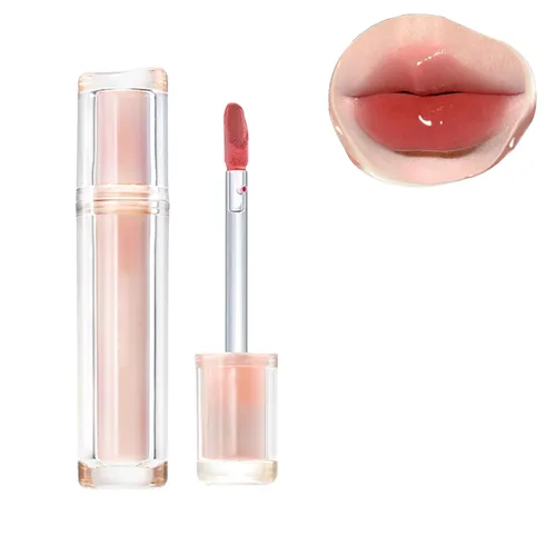Miniatura 9 de Ice Watery Lip Glossr (té helado de espejo, gelatina ligera Waterys Essence Lips Glaze, brillo tintado hidratante (#04 té negro atardecer, 0.1 fl oz)