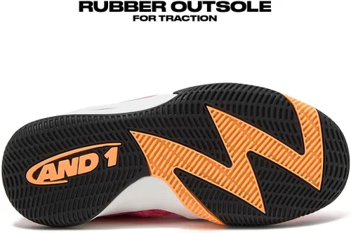 Miniatura 5 de AND1 Zapatos de baloncesto para niños y niñas, tenis de baloncesto geniales para niños, talla 11 a niño grande 7, tenis de caña media o alta