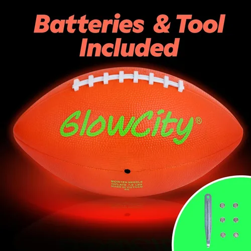 Miniatura 4 de GlowCity Balón de fútbol que brilla en la oscuridad, tamaño 3/6, regalos de pelota iluminada para niños, jóvenes y adolescentes, fútbol brillante