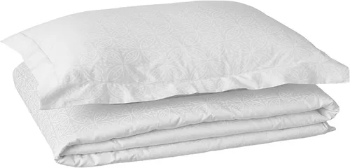 Miniatura 12 de Pointehaven - Fundas de almohada bordadas de algodón Euro de 300 hilos, Algodón, Bone, Completo