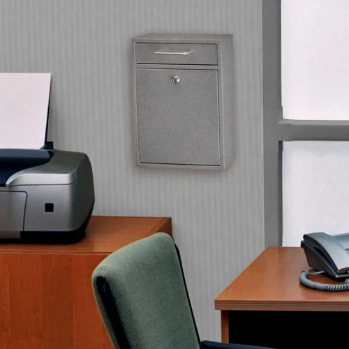 Miniatura 2 de Buzón de correo con caja de seguridad, de montaje en pared, 7415 Granite