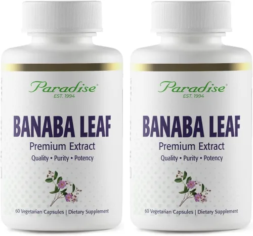 Miniatura 9 de Paradise Herbs Cápsulas vegetarianas de hoja de banaba, 60