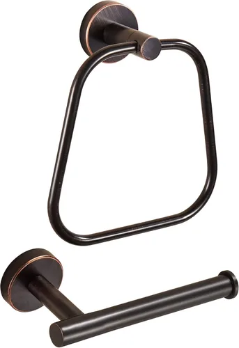 Soporte de papel higiénico de bronce, soporte para toallas de baño, anillo de papel higiénico, soporte de rollo aceitado, soporte de papel higiénico