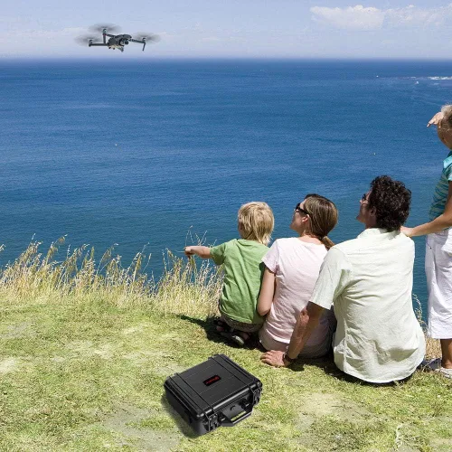 Miniatura 5 de Smatree Funda rígida de transporte de 13.4 L compatible con DJI Mavic 2 Pro/Mavic 2 Zoom Fly More Combo (edición actualizada), funda rígida