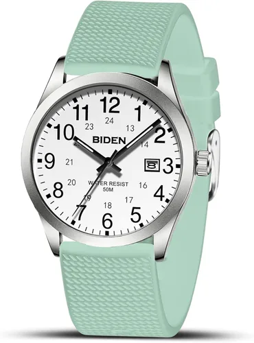 Miniatura 15 de LN LENQIN Relojes para hombre analógicos de cuarzo deportivos unisex, impermeables a 30M, reloj de enfermera para hombres y mujeres, profesionales