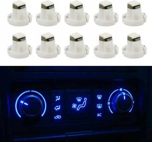 Luces LED T3 Neo Wedge, chip 3030, bombillas/luces para reloj, control de temperatura, luces indicadoras del motor, etc., 7 colores, blanco, azul,
