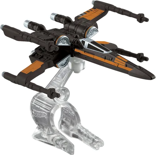 Hot Wheels Star Wars: El Despertar de la Fuerza Hero Open Wing Orange Starfighter Starship Vehículo