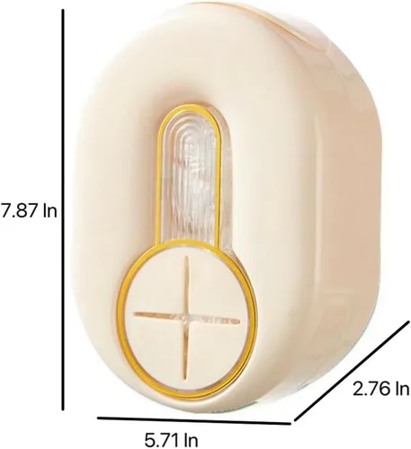 Miniatura 2 de Fresh Keeping - Organizadores de contenedores para tienda de películas con 100 envolturas de plástico elásticas, montaje en la pared, sin Blanco