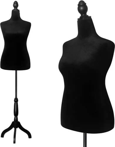 Miniatura 7 de Maniquí de costura apto para alfileres, para vestido de mujer, con base de trípode