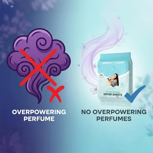 Miniatura 6 de Uproot Clean Hojas secadoras para reducir el pelo de mascotas (50 piezas) aroma a glicina de verano: las mejores hojas de secado de pelo