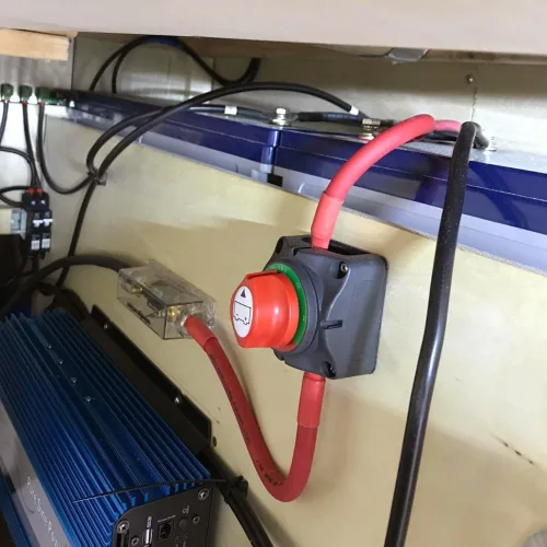 Miniatura 5 de Ampper - Interruptor de desconexión de batería 12V - 48V, interruptor de desconexión de batería marina con terminales para cortar la alimentación