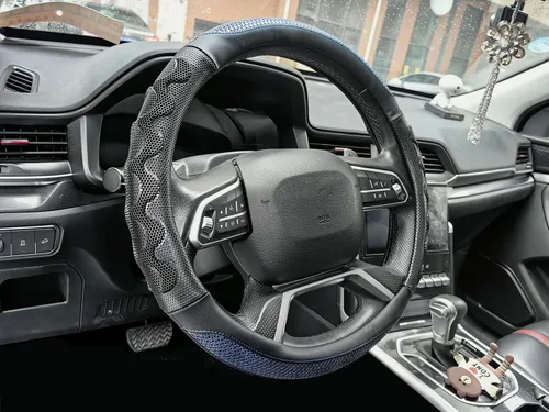 Miniatura 4 de Cubierta de Volante XHRING para Ford F150 F250 Raptor F250 Super Duty F350 Expedition Accesorios F150 XL XLT Lariat King Ranch Platinum Limited