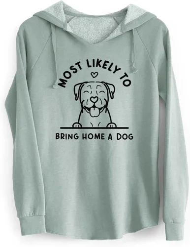Miniatura 5 de Most Likely to Bring Home a Dog Pitbull - Sudadera con capucha Cali Wave para mujer