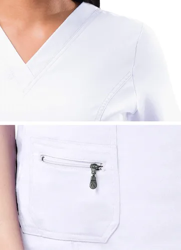 Miniatura 4 de Adar Pro - Ropa quirúrgica para mujer, con cuello en V elevado