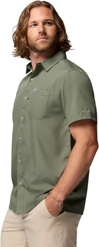 Miniatura 4 de Columbia Camisa PFG Slack Tide Camp para hombre Cypress