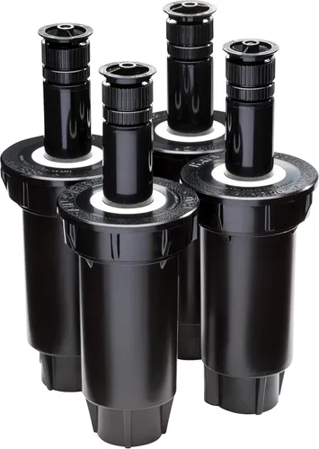 Miniatura 8 de Rain Bird 1802AP4PK - Aspersor profesional emergente, patrón ajustable de 0 a 360°, distancia de pulverización de 8 a 15 pies, altura emergente de 2