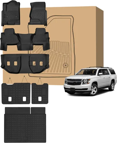 Miniatura 40 de Tapetes de suelo Peleus para Mercedes-Benz Sprinter 2500/3500 2025-2019, solo para furgoneta de carga, forros personalizados de goma TPE para todo