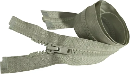 Miniatura 27 de Leekayer 2 cremalleras separadoras #5 de 27 pulgadas para abrigos de costura, chaqueta de cremallera, 26.8 in, cremalleras de plástico moldeado Negro