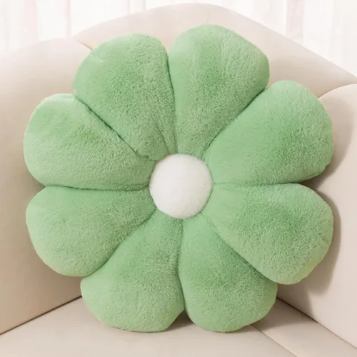 Miniatura 13 de FIONOUT Almohada de flores, almohadas negras de 17.7 pulgadas, almohadas decorativas negras, almohada de flores, cojines de piso de flores para Negro