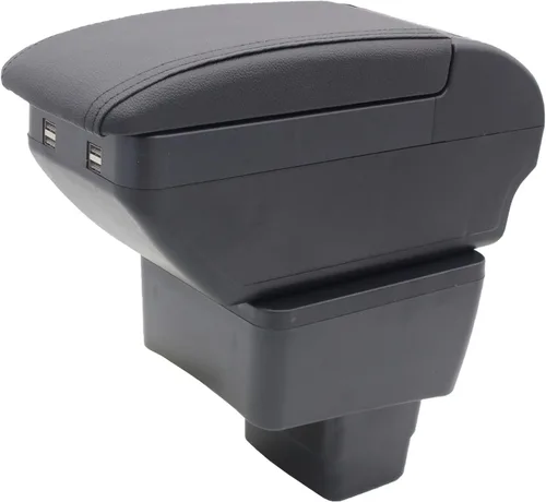YJYWZH Caja de reposabrazos para Mazda CX-3 2015-2018, caja de almacenamiento central automotriz, consolas interiores con soporte para tazas,