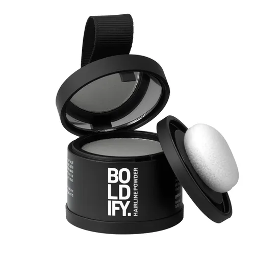 Miniatura 43 de BOLDIFY Polvo de línea del cabello (GRANDE, 10g) - Color de cabello para retoque de raíces para cobertura de canas - Polvo para el cabello que Negro