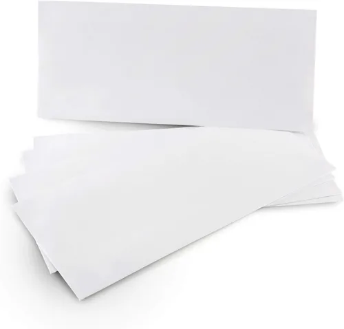 Miniatura 3 de Sobres autoadhesivos tintados de seguridad 40#10, sin ventana, EnveGuard, tamaño 4-1/8 x 9-1/2 pulgadas, blanco, 24 libras, 40 unidades (34140)
