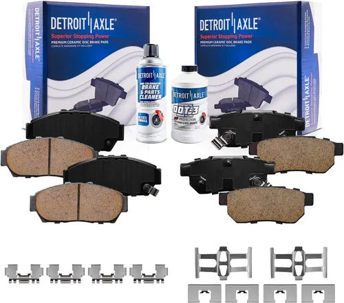 Miniatura 24 de Detroit Axle - Kit de freno delantero para Ford 2000-2005 Excursion 1999-2004 F-250 F-350 Super Duty Pinza de freno de disco con soporte Pastillas