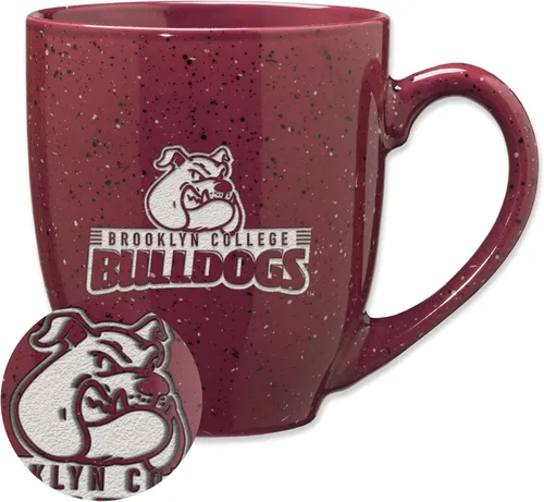 Miniatura 247 de Rico Industries NCAA Virginia Tech Hokies Maroon - Taza de café de cerámica grabada con láser, color del equipo, 16 onzas