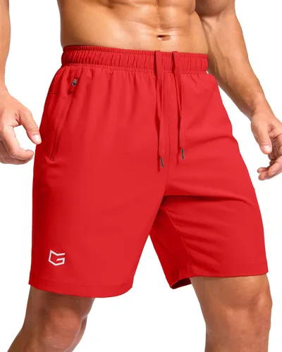 Miniatura 44 de G Gradual Pantalones cortos deportivos para correr para hombre con bolsillos con cremallera, de secado rápido, de 7 pulgadas, 5 pulgadas, 9
