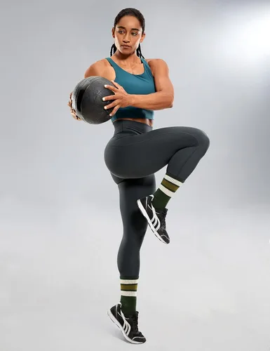 Miniatura 3 de CRZ YOGA Ulti-Dry - Leggings de entrenamiento para mujer de 25 pulgadas, pantalones de yoga de cintura alta 78 atléticos, para correr, fitness