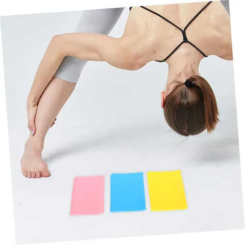 Miniatura 9 de PartyKindom 3pcs Adjustable Resistance Bands for Full Body Muscle Training Elastic Fitness Bands for Men Women for Stretching Strength Posture