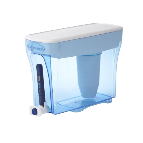 Miniatura 11 de ZeroWater Jarra de filtro de agua de 5 etapas lista para verter de 10 tazas 0 TDS para un mejor sabor al agua del grifo, certificado IAPMO