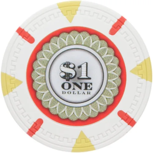 Miniatura 8 de Claysmith Gaming The Mint Poker Chip - Compuesto de arcilla pesada de 0.48 oz, paquete de 50 Azul ($10 Dark Blue)
