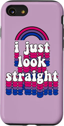 Miniatura 18 de I Just Look Straight Bisexual Rainbow Bisexual Pride Flag Case for iPhone 17