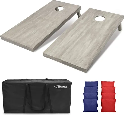 Miniatura 66 de GoSports Juego de tablas de cornhole de madera de tamaño reglamentario de 4 x 2 pies, incluye funda de transporte y bolsas de frijoles