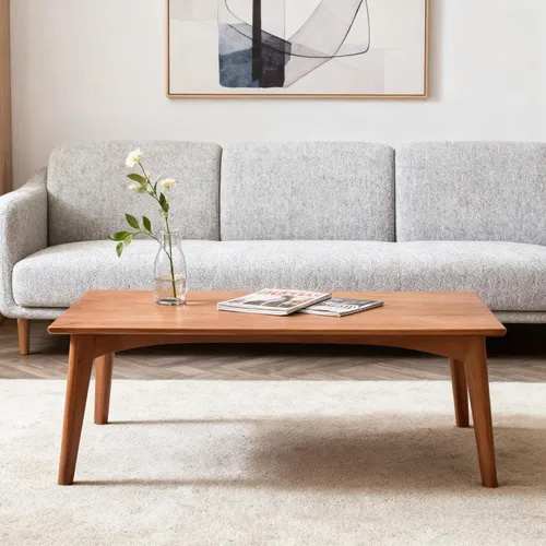 Miniatura 3 de JIKUGO Mesa de piso japonesa no requiere montaje, mesa de café plegable de bambú de nogal para dormitorio, 26 x 15.8 x 11.8 pulgadas, muebles