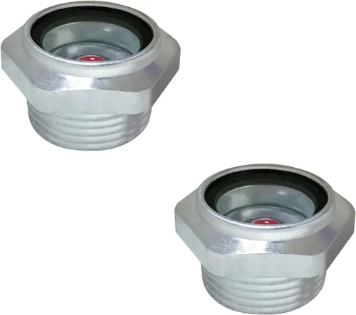 Miniatura 9 de Vista de compresor de aire, 1 pulgada, NPT macho aleación de aluminio hexagonal, aceite para ventana, medidor de nivel de líquido para compresor