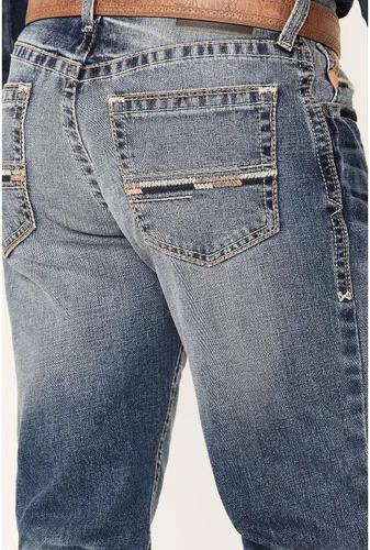 Miniatura 4 de ARIAT Men's M4 Low Rise Stretch Longspur Stackable Straight Leg Jean