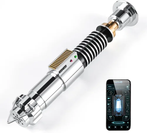 Miniatura 12 de CUSTOM SABER Sable de luz Xenopixel 3.0 de oscilación suave, sable de luz de 34 fuentes de sonido, control de movimiento, sables de luz que cambian