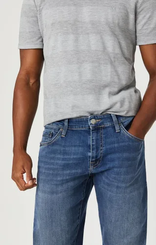 Miniatura 2 de Mavi Jake - Jeans ajustados de tiro regular para hombre, mid foggy williamsburg