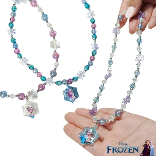 Miniatura 4 de LUV HER Girls Jewelry Set - Dress Up Toy Jewelry Box Set with Bead Necklaces, Bracelets, and Rings - Frozen Play Accessories - Ages 3+