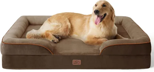 Miniatura 78 de Bedsure Cama ortopédica XL para perros extragrandes, cama lavable para perros y gatos, impermeable, cómodo sofá para perros con funda extraíble