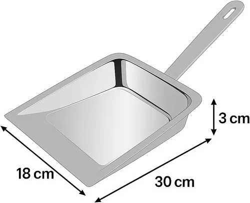 Miniatura 2 de Sartén de acero inoxidable, recogedor, Supadi, colector de polvo para el hogar y la cocina