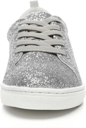 Miniatura 4 de Bernal Zapatos deportivos con purpurina brillante para niñas, zapatos para caminar para niñosniños, zapatos casuales para la escuela